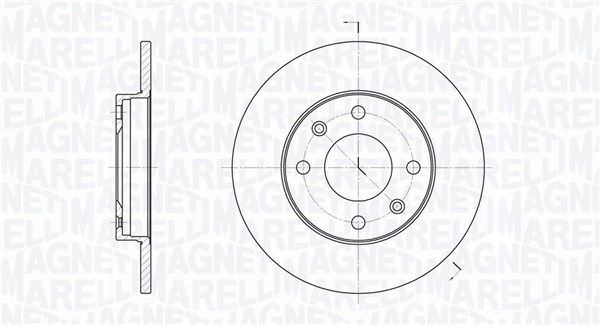 MAGNETI MARELLI Bremžu diski 361302040189